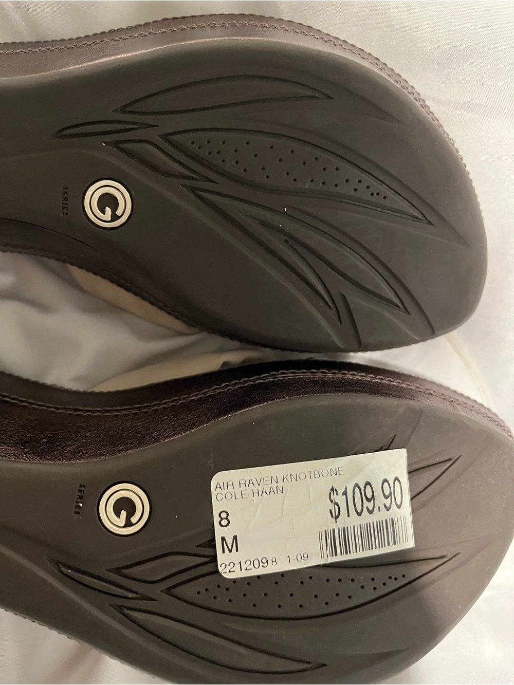 Cole Haan Beige Knot-Front Slide Mules - Picture 7 of 8